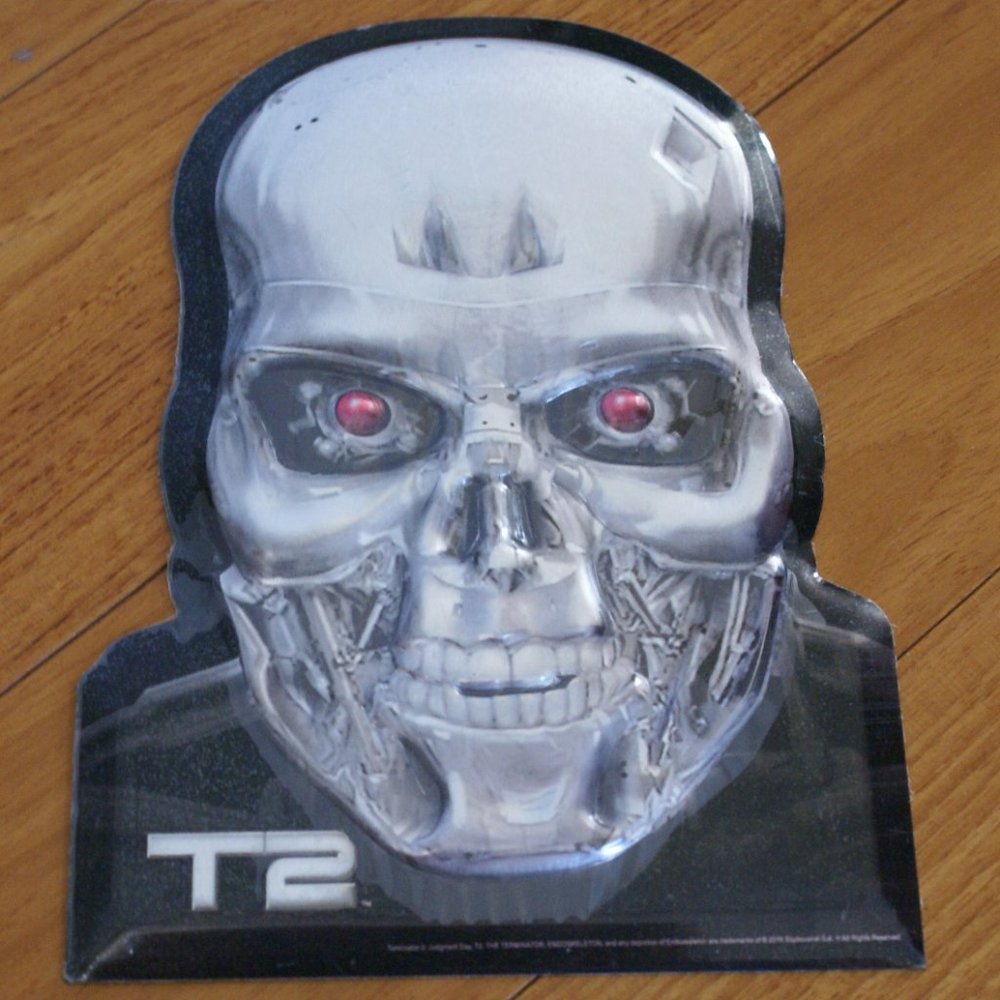 Loot Crate Exclusive Terminator T2 Metal Print Dystopia 2016 NWOT